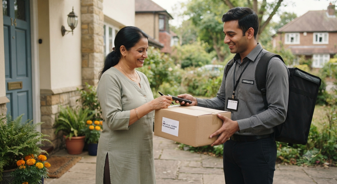 Domestic courier parcel service